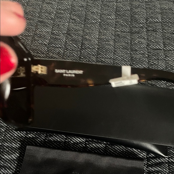 Saint Laurent Tortoise Oversized Square Sunglasses - Picture 7 of 11